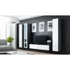 Cama stojak TV VIGO 140 30/140/40 dąb sonoma/biały połysk