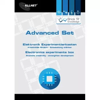 Podręcznik ALLNET BrickRknowledge Advanced Set v2 ALL-BRICK-0674 — edukacyjny zestaw elektroniczny z klockami