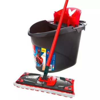 Mop VILEDA Ultramat 2in1 complete box – system mopa płaskiego z wymiennymi wkładami, uniwersalna głowica