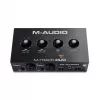 Interfejs audio M-Audio M-Track Duo — USB 2 we/2 wy, 16-bit/48 kHz, 1x combo XLR/TS, 1x wejście instrumentalne, phantom 48V