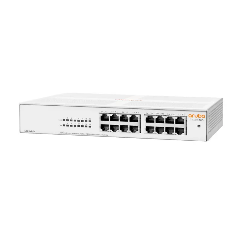 Aruba Instant On 1430 16G Niezarządzalny L2 Gigabit Ethernet (10/100/1000) 1U Biały