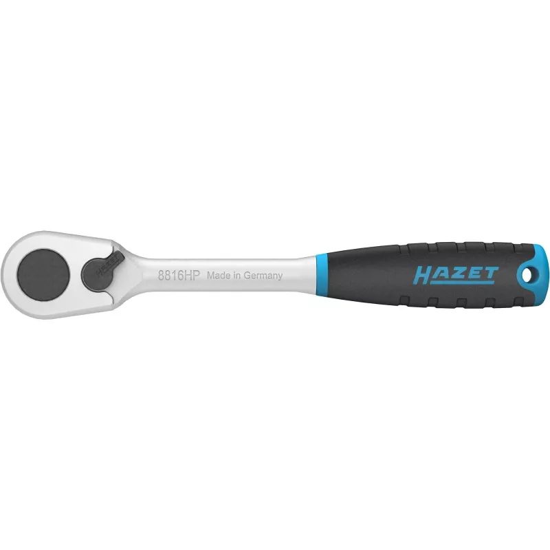 Grzechotka Hazet 8816HP 3/8 cala, drobnozębna, z odwracalną głowicą, kompaktowa konstrukcja
