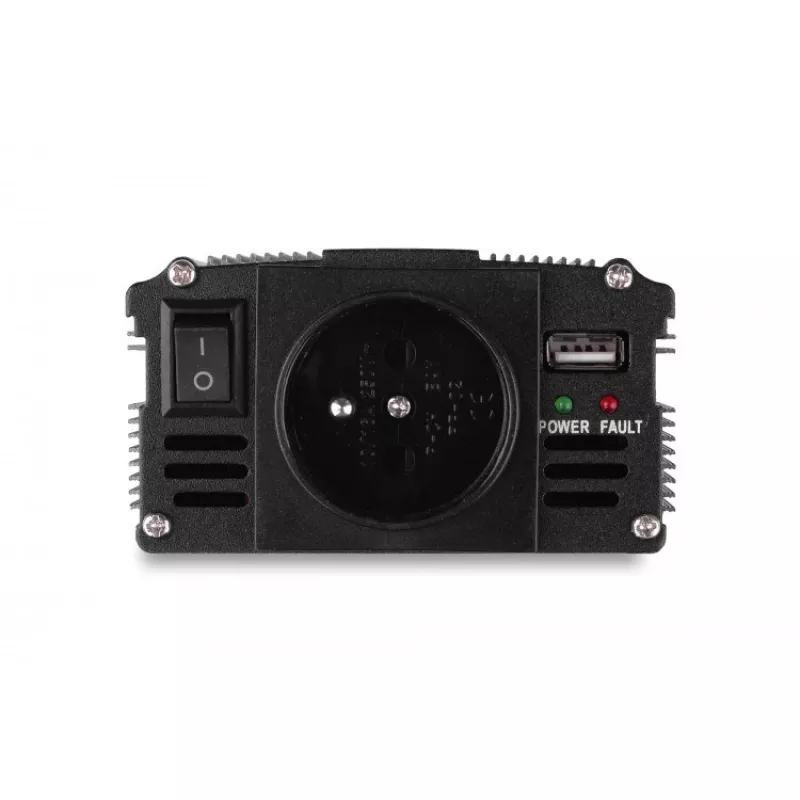 Przetwornica napięcia AZO 350/500W 24V na 230V model 4PRZ24230IPS500, 350W ciągła / 500W szczytowa