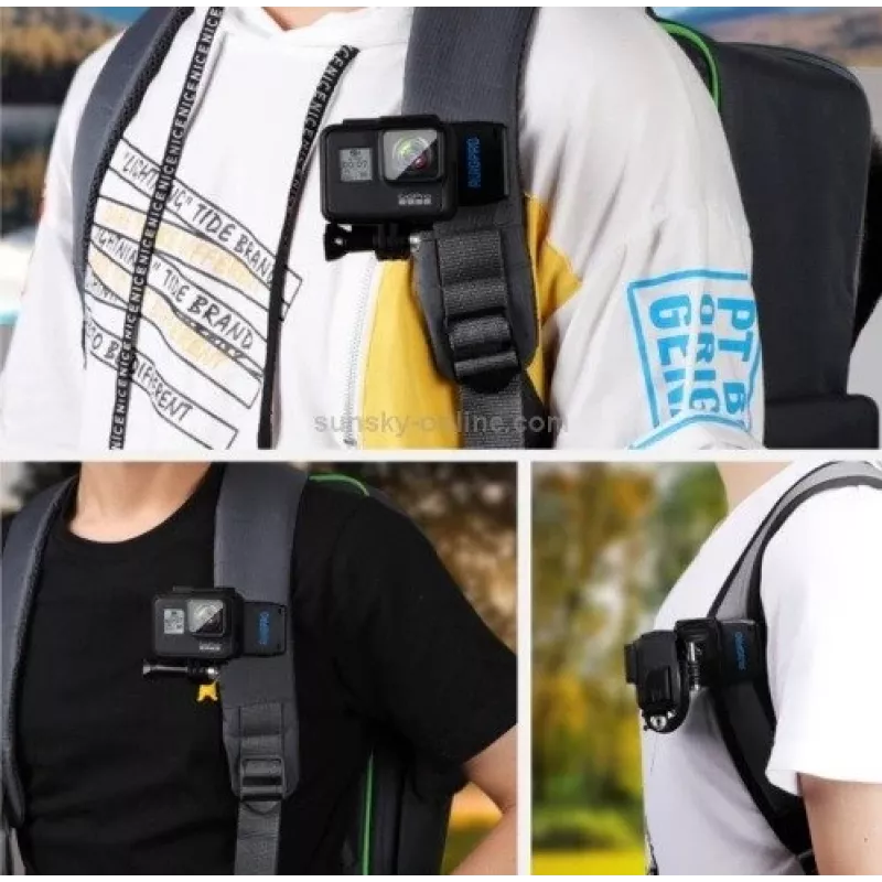Uchwyt na pasek RUIGPRO DCA6908 do DJI Osmo Action — obrót 360°, lekka konstrukcja