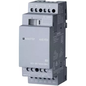 Siemens Moduł rozszerzeń SPS LOGO AM2 RTD 0BA2 6ED1055-1MD00-0BA2 12 V/DC, 24 V/DC (6ED1055-1MD00-0BA2)