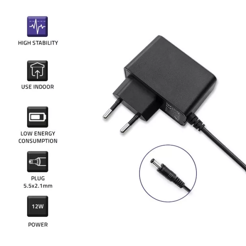 Zasilacz sieciowy QOLTEC 52405 6V 2A 12W do urządzeń przenośnych