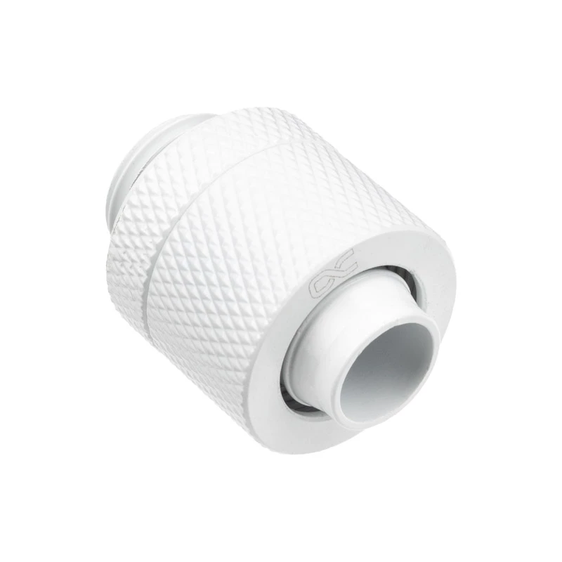 Złączka Alphacool 17624 mosiężna biała wysokość 27 mm średnica 2 cm