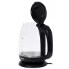 Czajnik Mesko MS 1302b | Elektryczny | 2200 W | 1,7 L | Szklany | Obrotowa podstawa 360° | Czarny