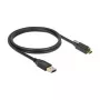 Kabel USB DeLOCK 83717 USB 3.2 Gen 2 1m USB A USB C Czarny