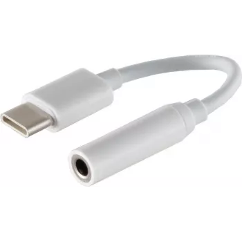 ShiverPeaks Audio kabel S/CONN 14-05020 0.1m 3.5mm USB Type-C Biały