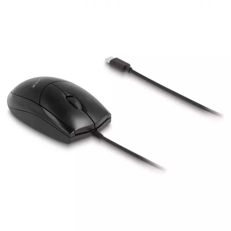 Mysz DeLOCK 12114 USB Type-C Optyczna Symetryczna