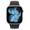 Zegarek Series 11 GPS 46mm Koperta ze szczotkowanego aluminium w kolorze kosmicznej szarości z czarnym paskiem Sport Band – M/L