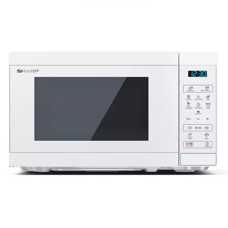 Sharp | Kuchenka mikrofalowa | YC-MS02E-C | Wolnostojąca | 800 W | Biała