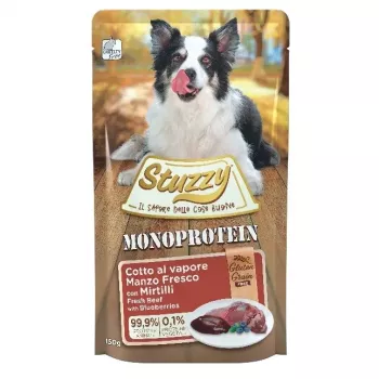 STUZZY Monoprotein Wołowina z borówkami - mokra karma dla psa - 150 g