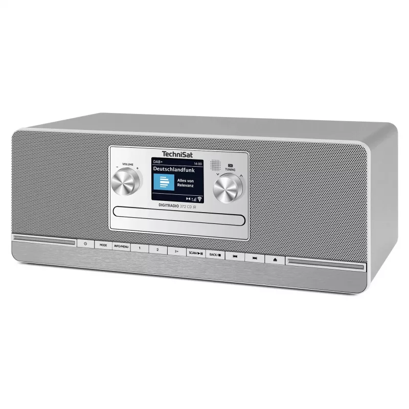 TechniSat DIGITRADIO 372 CD IR Internet Analogowe i cyfrowe Antracyt, Srebrny