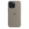 Silikonowe etui z MagSafe do iPhone 15 Pro Max - glina