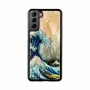 Etui na telefon iKins dla Samsung Galaxy S21+ — ochronna tylna obudowa 'wielka fala'