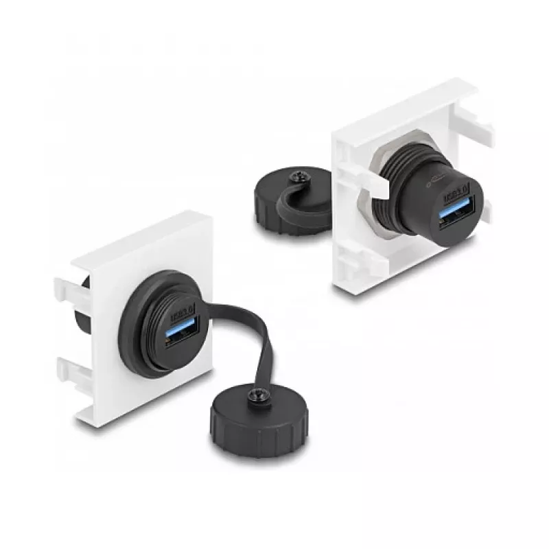DeLOCK Easy 45 Moduł SuperSpeed USB 5 Gbps USB Type-A żeński 45 x 45 mm