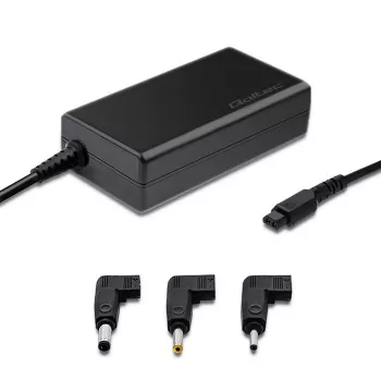Zasilacz Qoltec 52415 przeznaczony do Samsung Sony 65 W | 3 wtyczki | + kabel zasilający