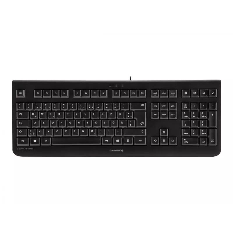 Cherry KC 1000 - klawiatura - nordycka - czarna