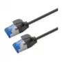 Kabel krosowy ROLINE Cat.6A (klasa EA) S/FTP (PiMF), LSOH, PoE, czarny, 0,5 m