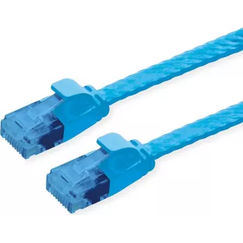 Kabel krosowy VALUE Cat.6A (klasa EA) UTP, extra płaski, niebieski, 2 m (21.99.2052)