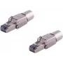 Złącze RJ45 ShiverPeaks BS08-45006-2 Toolless Quick STP, ekranowana wtyczka Ethernet