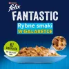 Mokra karma dla kota Purina Nestlé FELIX Fantastic smaki rybne — tuńczyk, łosoś, dorsz, flądra, 12×85 g saszetek