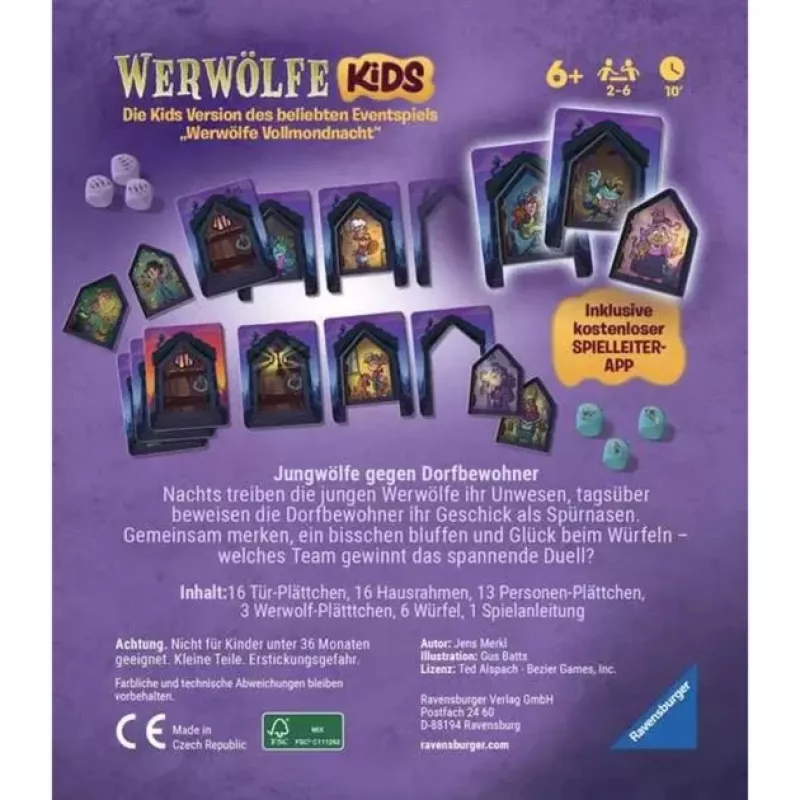 Ravensburger Wilkołaki – Noc Młodych Wilków Gra Karciana