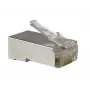 Złącze przewodu RJ45 A-LAN WT003, kolor aluminium, 2 g, do zakończeń kabli sieciowych