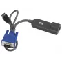 Adapter interfejsu Hewlett-Packard HP USB — rozszerzenie wideo/USB — do HP TFT7600 G2, BLc3000 Enclosure, ProLiant DL360p Gen8, ML350e Gen8, Server Console Switch (AF628A)