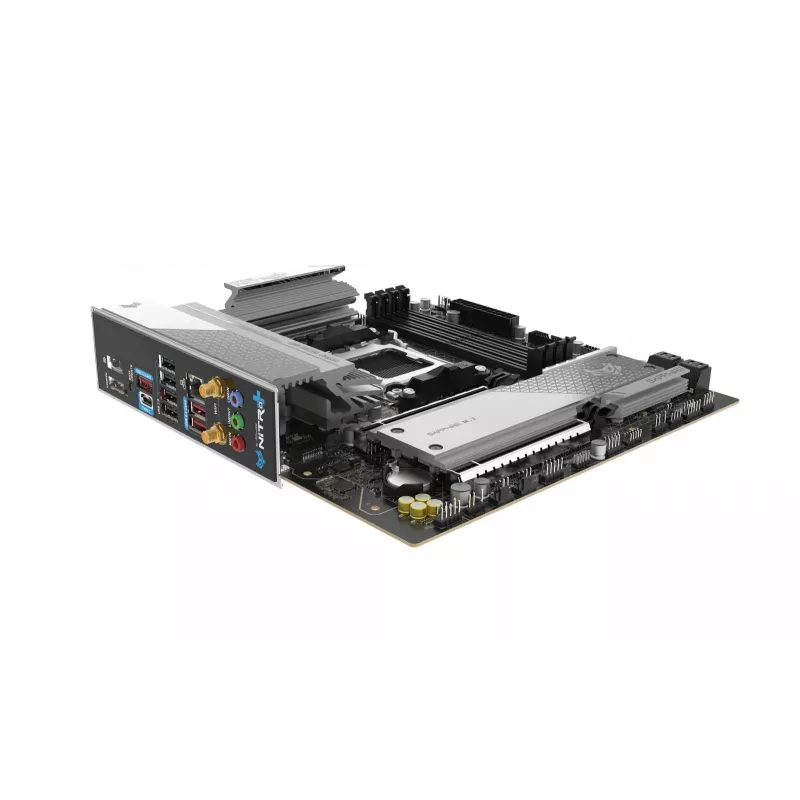 Płyta główna Sapphire NITRO+ B850M WIFI — AMD B850, Socket AM5, micro ATX, DDR5, 4x DIMM, Wi‑Fi 6, 2.5Gb LAN, 2x M.2