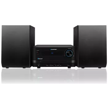Mikrosystem audio Blaupunkt MS14BT — odtwarzacz CD/MP3, Bluetooth, USB, FM RDS, 15 W RMS, czarny