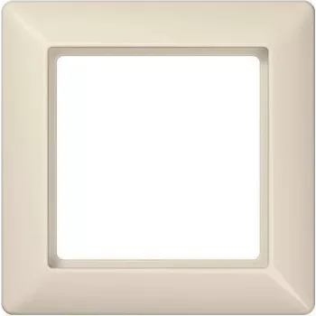 Ramka osłonowa przełącznika Jung AS 581 kość słoniowa, duroplast, 1-krotna, 80,5 x 80,5 mm