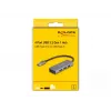 DeLOCK 63171 USB Hub 3.2 Gen 1 Type-A 5000 Mbit/s Szary