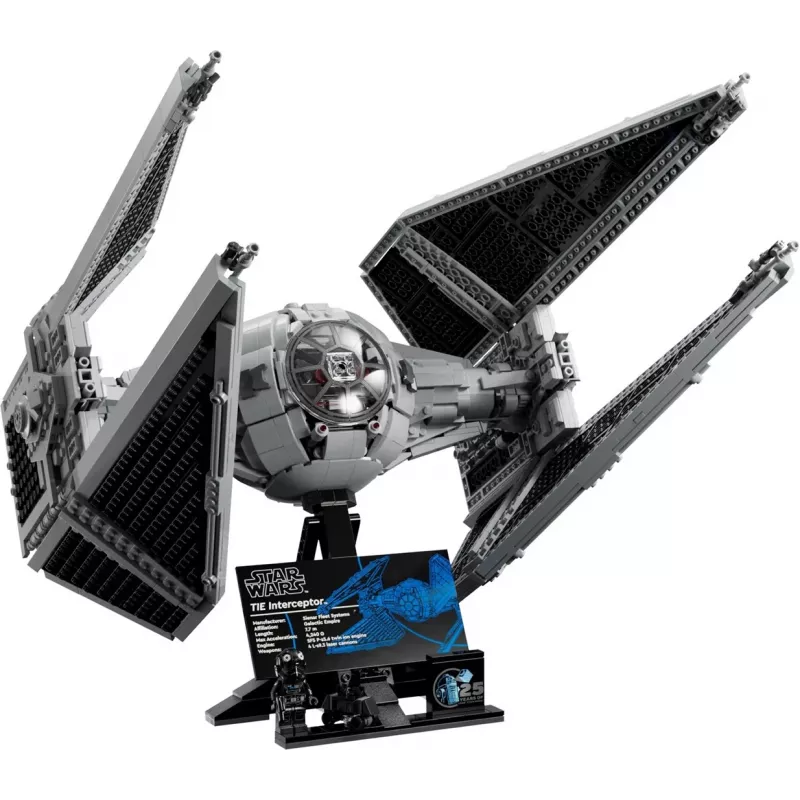 LEGO Star Wars Tie Interceptor model 75382 — szczegółowa konstrukcja myśliwca, 1931 szt., 18+