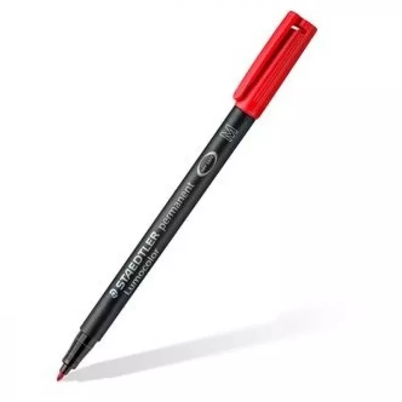 Marker permanentny Staedtler Lumocolor 317 WP4 czarny niebieski zielony czerwony