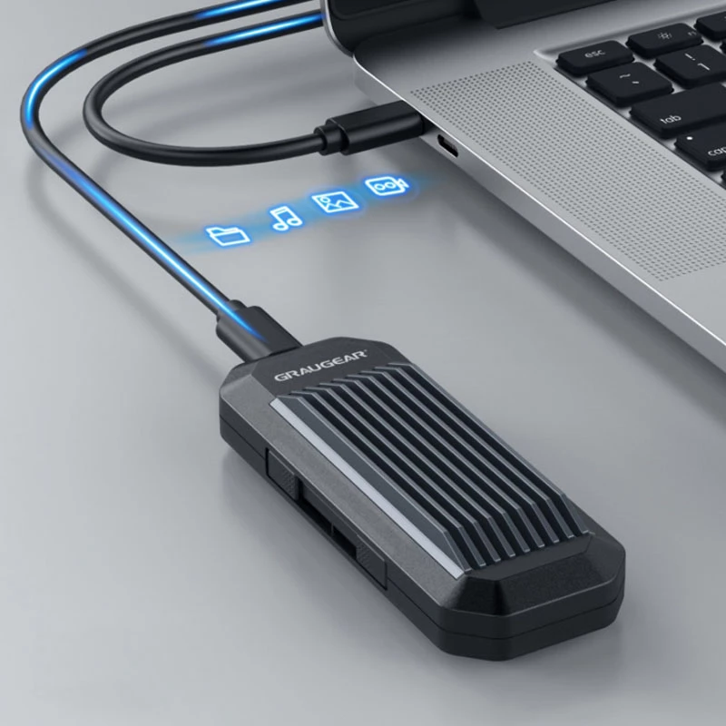Obudowa SSD GRAUGEAR G-M202-AC-10G Czarny M.2