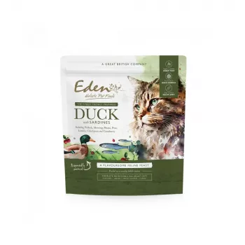 EDEN Kaczka i Sardynka - sucha karma dla kota - 1,5 kg