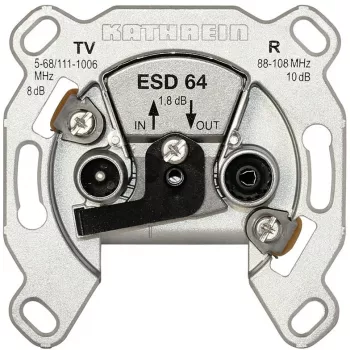 Gniazdo abonenckie Kathrein ESD 64 srebrny