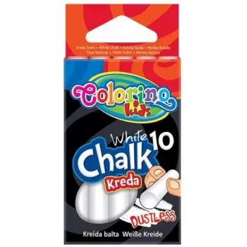 Colorino Kids Dustless kczerwonya biała 10 szt.