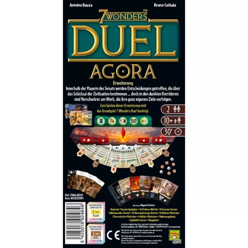 7 Wonders Duel - Agora, rozszerzenie do gry planszowej