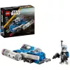 LEGO Star Wars Captain Rex Y-Wing Microfighter Kolekcjonerski Statek Kosmiczny z Wojsk Klonów z Minifigurką Postaci dla Chłopców od 6 Lat