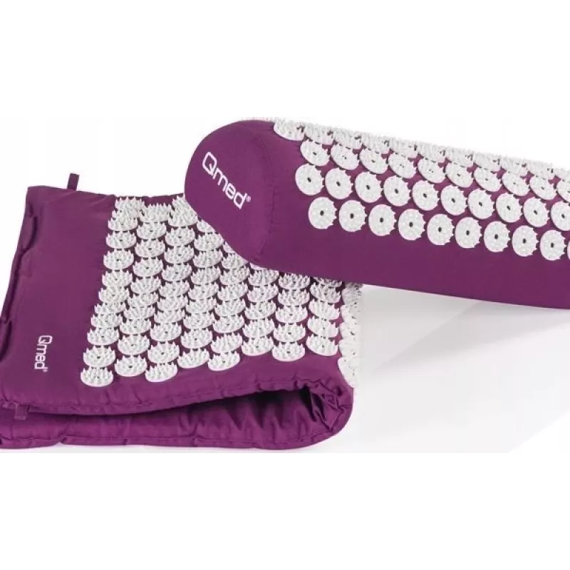 Mata akupresurowa z poduszką Qmed ACUPRESSURE MAT — pad do masażu punktów nacisku
