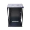 Szafa wisząca Extralink szafa rack 18U 600x600 Czarna zamek na klucz