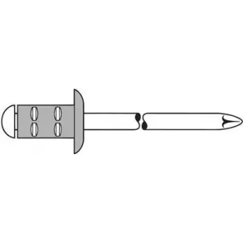 Nit zrywalny GESIPA PG Al/A2 3.2x8 mm RAL9005 czarny, opakowanie 1000 szt.