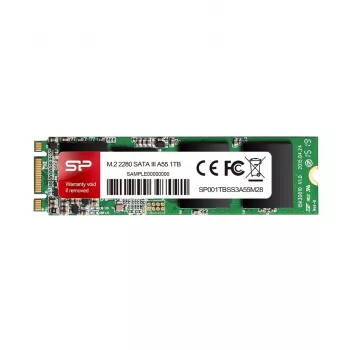 SSD M.2 1 TB Silicon Power SP001TBSS3A55M28 — SATA III, 560/530 MB/s, SLC, MTBF 1,5 mln h