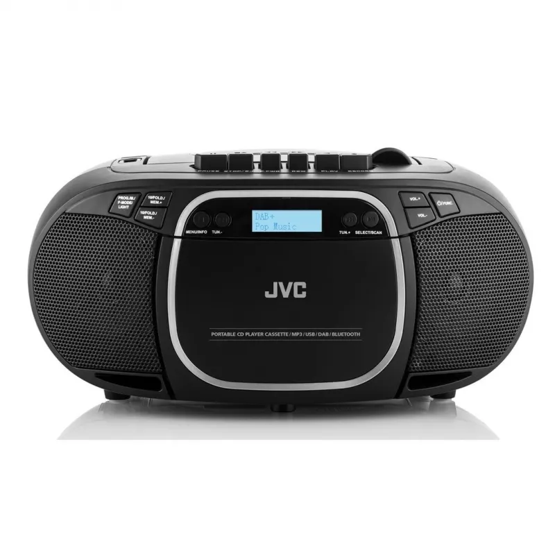 JVC RC-E561B-DAB Odtwarzacz CD Czarny Przenośny odtwarzacz CD