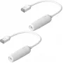 Kabel sieciowy Ubiquiti UACC-Cable-Extender-C6A RJ-45 Cat6a 0,185 m Biały