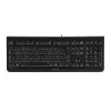 Klawiatura CHERRY KC 1000 Uniwersalna USB Czeska Czarna